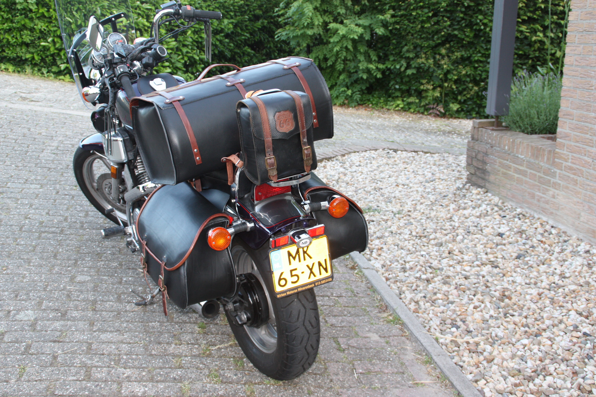 motortas achter motortas achter